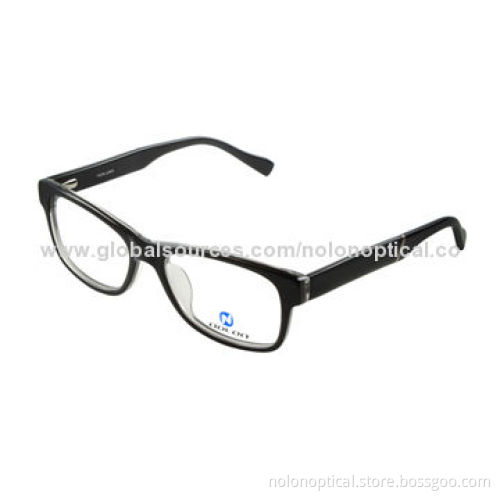 Unisex handmade acetate optical frames with customized logo available & different colors